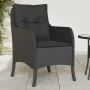Gartensessel mit Kissen 2 Stück schwarzes synthetisches Rattan von , Gartenstühle - Ref: Foro24-365145, Preis: 185,05 €, Raba...