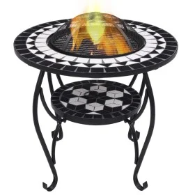 vidaXl Schwarz-weißes Mosaik-Kohlenbecken aus Keramik 68 cm von vidaXL, Kamine - Ref: Foro24-46725, Preis: 91,92 €, Rabatt: %