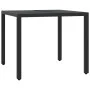 5-teiliges Gartenmöbel-Set mit schwarzen synthetischen Rattankissen von , Gartensets - Ref: Foro24-3211849, Preis: 464,36 €, ...