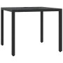 5-teiliges Gartenmöbel-Set mit schwarzen synthetischen Rattankissen von , Gartensets - Ref: Foro24-3211849, Preis: 481,96 €, ...