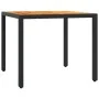 5-teiliges Gartenmöbel-Set mit schwarzen synthetischen Rattankissen von , Gartensets - Ref: Foro24-3211861, Preis: 508,33 €, ...