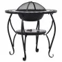 vidaXl Brasero de mosaico cerámica negro y blanco 68 cm de vidaXL, Chimeneas - Ref: Foro24-46725, Precio: 91,98 €, Descuento: %
