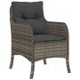 Garden dining set 9 pieces and gray synthetic rattan cushions by , Garden sets - Ref: Foro24-3211877, Price: 1,00 €, Discount: %