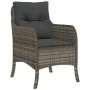 Garten-Essgruppe 7-teilig und graue synthetische Rattankissen von , Gartensets - Ref: Foro24-3211875, Preis: 780,44 €, Rabatt: %