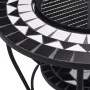 vidaXl Brasero de mosaico cerámica negro y blanco 68 cm de vidaXL, Chimeneas - Ref: Foro24-46725, Precio: 91,98 €, Descuento: %