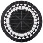 vidaXl Brasero de mosaico cerámica negro y blanco 68 cm de vidaXL, Chimeneas - Ref: Foro24-46725, Precio: 91,98 €, Descuento: %