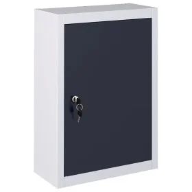 Industrie-Wandwerkzeugschrank aus grauem und schwarzem Metall von vidaXL, Werkzeugschränke - Ref: Foro24-145354, Preis: 73,39...
