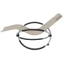 Geometrische Gartenliege aus cremefarbenem Stahl von vidaXL, Liegen - Ref: Foro24-47774, Preis: 108,39 €, Rabatt: %