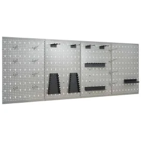 Wandklammerbretter 4 Stück Stahl 40x58 cm von vidaXL, Werkzeugorganisation und -lagerung - Ref: Foro24-145352, Preis: 80,08 €...