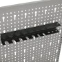 Tableros de clavijas para pared 4 unidades acero 40x58 cm de vidaXL, Organización y almacenamiento de herramientas - Ref: For...