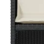 Table and chairs with cushions 3 pieces black synthetic rattan by , Garden sets - Ref: Foro24-365068, Price: 183,93 €, Discou...