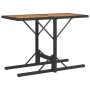 Tisch und Stühle mit Kissen, 3 Stück, schwarzes synthetisches Rattan von , Gartensets - Ref: Foro24-365068, Preis: 187,39 €, ...