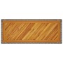 Garten-Beistelltisch mit grauer PE-Rattanholzplatte 100x40x75 cm von , Gartentische - Ref: Foro24-366307, Preis: 99,50 €, Rab...