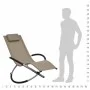 Taupe gray steel children's lounger by vidaXL, Loungers - Ref: Foro24-47795, Price: 76,39 €, Discount: %