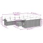11-piece garden sofa set and black synthetic rattan cushions by , Modular outdoor sofas - Ref: Foro24-3224739, Price: 683,98 ...