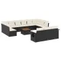 14-piece garden sofa set with black synthetic rattan cushions by , Modular outdoor sofas - Ref: Foro24-3224803, Price: 819,19...