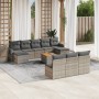 11-piece garden sofa set and gray synthetic rattan cushions by , Modular outdoor sofas - Ref: Foro24-3224772, Price: 586,25 €...