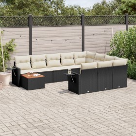 11-piece garden sofa set and black synthetic rattan cushions by , Modular outdoor sofas - Ref: Foro24-3224747, Price: 601,22 ...