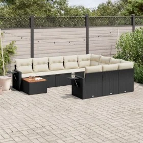 11-piece garden sofa set and black synthetic rattan cushions by , Modular outdoor sofas - Ref: Foro24-3224747, Price: 644,53 ...