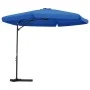 Gartenschirm mit himmelblauem Stahlmast 300 cm von vidaXL, Sonnenschirme - Ref: Foro24-47319, Preis: 108,63 €, Rabatt: %