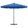 Gartenschirm mit himmelblauem Stahlmast 300 cm von vidaXL, Sonnenschirme - Ref: Foro24-47319, Preis: 108,63 €, Rabatt: %
