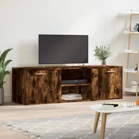 TV-Schrank aus geräuchertem Eichenholzwerkstoff, 120 x 34 x 37 cm von , TV-Möbel - Ref: Foro24-833556, Preis: 61,12 €, Rabatt: %