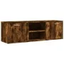 TV-Schrank aus geräuchertem Eichenholzwerkstoff, 120 x 34 x 37 cm von , TV-Möbel - Ref: Foro24-833556, Preis: 63,00 €, Rabatt: %