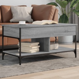 Sonoma Couchtisch aus grauem Metallwerkstoff, 100 x 50 x 50 cm von , Couchtisch - Ref: Foro24-845369, Preis: 83,78 €, Rabatt: %