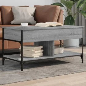 Sonoma Couchtisch aus grauem Metallwerkstoff, 100 x 50 x 50 cm von , Couchtisch - Ref: Foro24-845369, Preis: 82,44 €, Rabatt: %