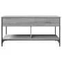 Sonoma gray metal engineered wood coffee table 100x50x50 cm by , Coffee table - Ref: Foro24-845369, Price: 82,43 €, Discount: %