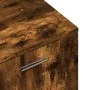 Smoked oak engineered wood TV cabinet 120x34x37 cm by , TV Furniture - Ref: Foro24-833556, Price: 63,00 €, Discount: %