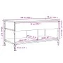 Sonoma Couchtisch aus grauem Metallwerkstoff, 100 x 50 x 50 cm von , Couchtisch - Ref: Foro24-845369, Preis: 83,42 €, Rabatt: %