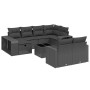 11-teiliges Gartensofa-Set und schwarze synthetische Rattankissen von , Gartensets - Ref: Foro24-3266245, Preis: 617,91 €, Ra...