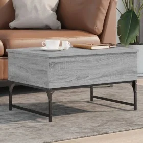 Sonoma Couchtisch aus grauem Metallwerkstoff, 70 x 50 x 40 cm von , Couchtisch - Ref: Foro24-845374, Preis: 63,31 €, Rabatt: %