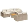 11-teiliges Gartensofa-Set mit beigen synthetischen Rattankissen von , Gartensets - Ref: Foro24-3266258, Preis: 666,25 €, Rab...