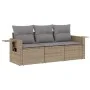 Garden sofa set with beige cushions 3 pieces PE rattan by , Garden sets - Ref: Foro24-3219858, Price: 207,59 €, Discount: %