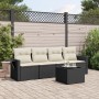 Set de muebles de jardín 5 pzas y cojines ratán sintético negro de , Conjuntos de jardín - Ref: Foro24-3219885, Precio: 293,5...