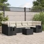8-piece garden sofa set and black synthetic rattan cushions by , Garden sets - Ref: Foro24-3219935, Price: 502,83 €, Discount: %