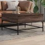 Oak brown engineered wood coffee table 80x80x45 cm by , Coffee table - Ref: Foro24-845405, Price: 85,52 €, Discount: %