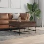 Oak brown engineered wood coffee table 80x80x45 cm by , Coffee table - Ref: Foro24-845405, Price: 85,52 €, Discount: %