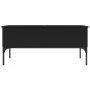 Mesa de centro madera de ingeniería y metal negro 100x50x45 cm de , Mesas de centro - Ref: Foro24-845411, Precio: 65,57 €, De...