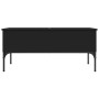 Mesa de centro madera de ingeniería y metal negro 100x50x45 cm de , Mesas de centro - Ref: Foro24-845411, Precio: 66,37 €, De...