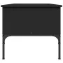 Mesa de centro madera de ingeniería y metal negro 100x50x45 cm de , Mesas de centro - Ref: Foro24-845411, Precio: 65,57 €, De...