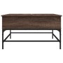 Mesa de centro madera de ingeniería marrón roble 80x80x45 cm de , Mesas de centro - Ref: Foro24-845405, Precio: 86,33 €, Desc...