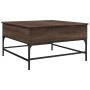 Couchtisch aus eichenbraunem Holzwerkstoff, 80 x 80 x 45 cm von , Couchtisch - Ref: Foro24-845405, Preis: 86,33 €, Rabatt: %