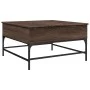 Oak brown engineered wood coffee table 80x80x45 cm by , Coffee table - Ref: Foro24-845405, Price: 85,52 €, Discount: %