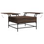 Mesa de centro madera de ingeniería marrón roble 80x80x45 cm de , Mesas de centro - Ref: Foro24-845405, Precio: 86,33 €, Desc...
