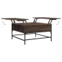 Oak brown engineered wood coffee table 80x80x45 cm by , Coffee table - Ref: Foro24-845405, Price: 85,52 €, Discount: %