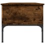 Couchtisch aus Holzwerkstoff, Raucheiche aus Metall, 100 x 50 x 45 cm von , Couchtisch - Ref: Foro24-845413, Preis: 65,69 €, ...