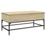 Couchtisch aus technischem Holz und Metall, Sonoma-Eiche, 100 x 50 x 45 cm von , Couchtisch - Ref: Foro24-845397, Preis: 66,5...